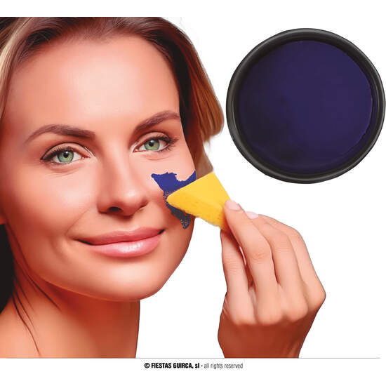 MAQUILLAJE CON ESPONJA AZUL MARINO 9 GR image 0
