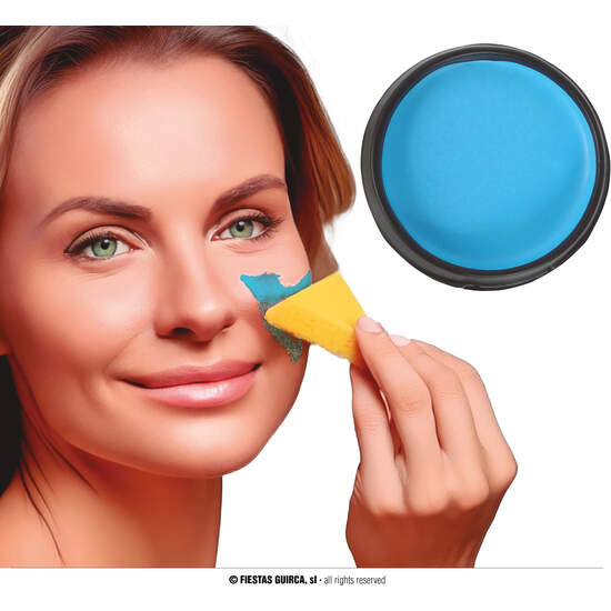 MAQUILLAJE CON ESPONJA AZUL CLARO 9 GR image 0