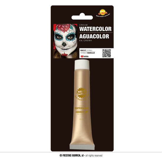 TUBO MAQUILLAJE AL AGUA ORO 20 ML image 0