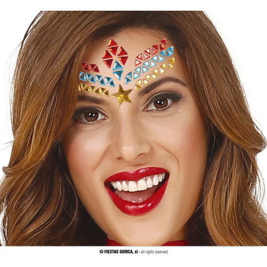 JOYAS FACIALES ADHESIVAS SUPER HEROINA image 0