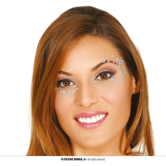 JOYAS FACIALES ADHESIVAS PLATA image 0