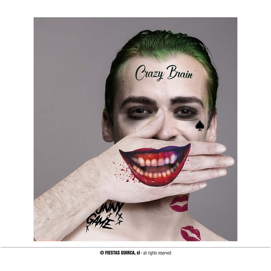 TATUAJES MR.SMILE 30 X 14 CMS image 0