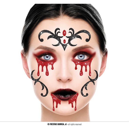 VAMP GLITTER FACE, 20X20 CMS. image 0