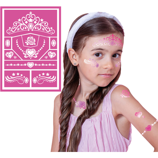 PLANTILLA ADHESIVA MAQ.INF.PRINCESA 14X20 CMS image 0