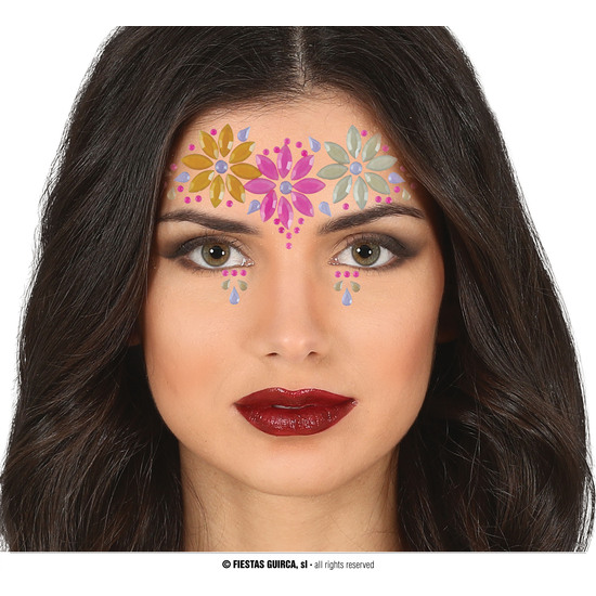 JOYAS FACIALES FLORES, NEON image 0
