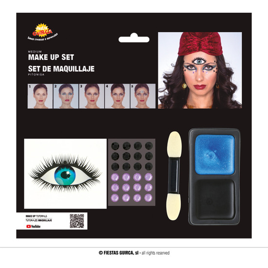 SET MAQUILLAJE PITONISA image 0