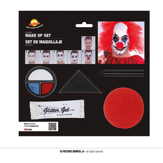 SET MAQUILLAJE PAYASO image 0