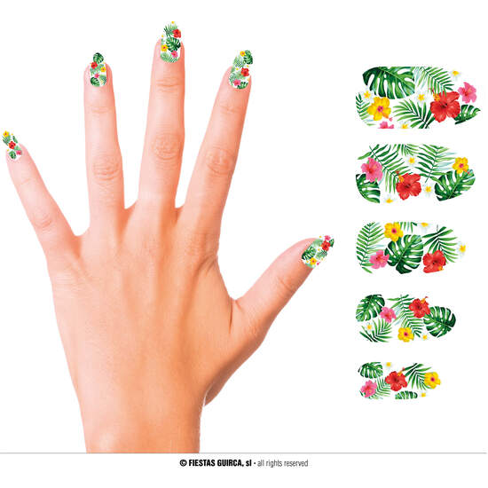 12 UÑAS EXOTIC CON GLUE image 0