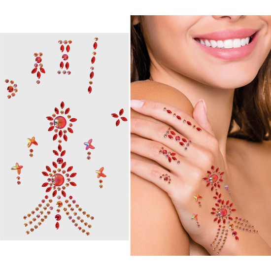 JOYAS MANO ROJAS 11X18 CM image 0