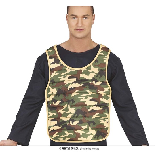 CHALECO CAMUFLAJE ADULTO image 0
