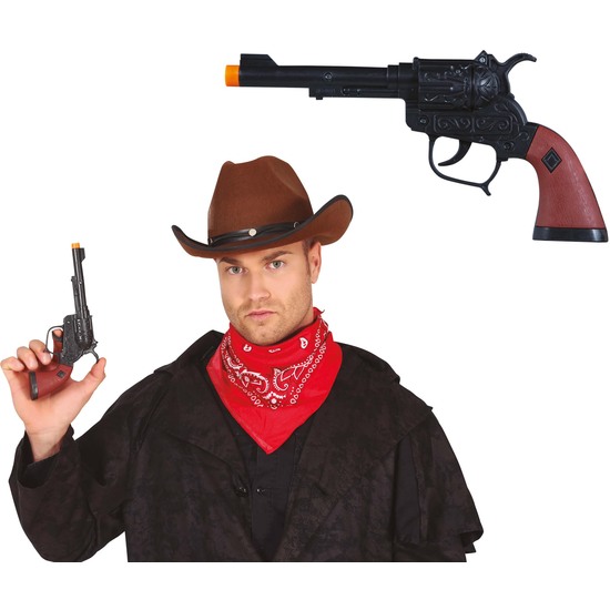 PISTOLA COWBOY NEGRA 20 CMS image 0