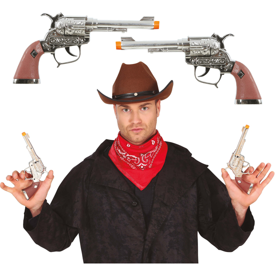 DOS PISTOLA COWBOY 25 CMS image 0