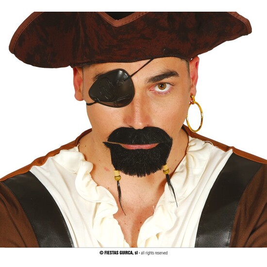 PARCHE Y PENDIENTES PIRATA image 0