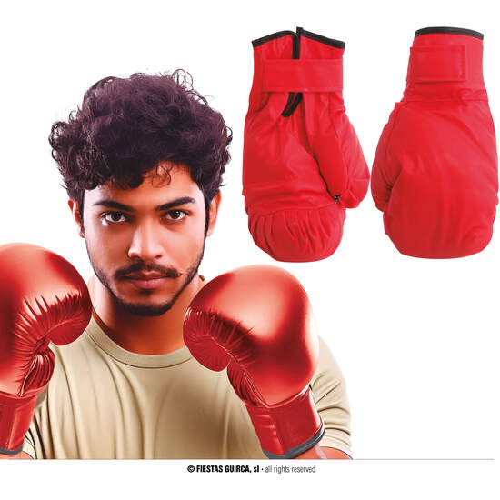 GUANTES BOXEO ADULTO ROJOS image 0