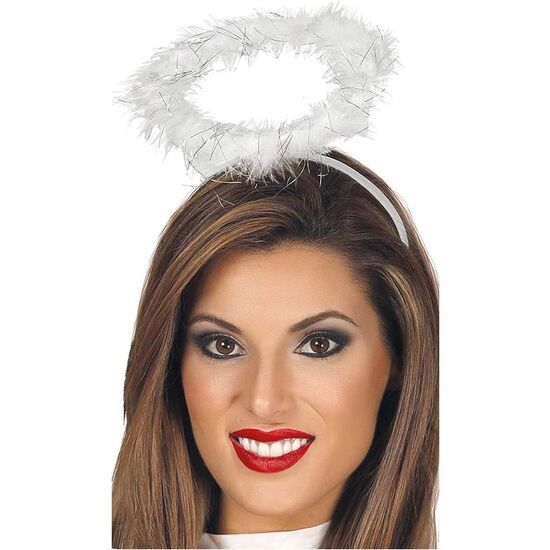DIADEMA ANGEL PLUMAS, BLANCAS image 1