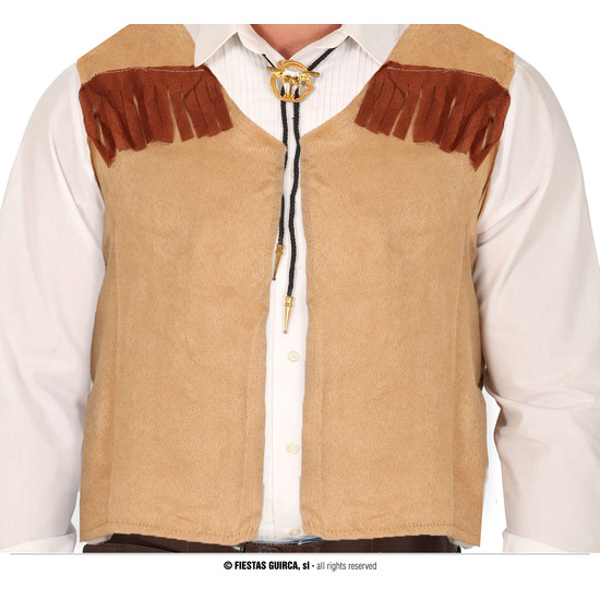 CHALECO VAQUERO/INDIO ADULTO image 0