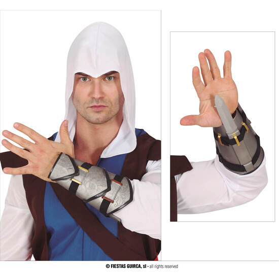 BRAZALETE CON PUÑAL NINJA RETRACTIL, 30 CMS image 0