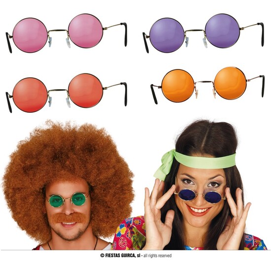 GAFAS HIPPIE COLORES image 0