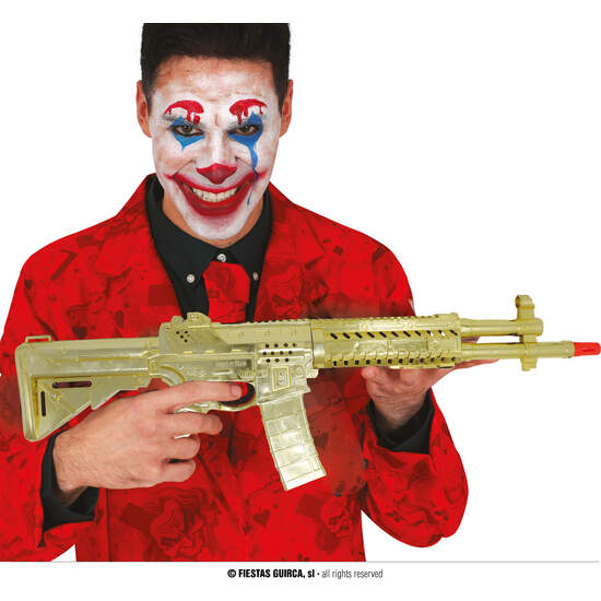 RIFLE RUSO ORO METALICO, 58 CMS image 0