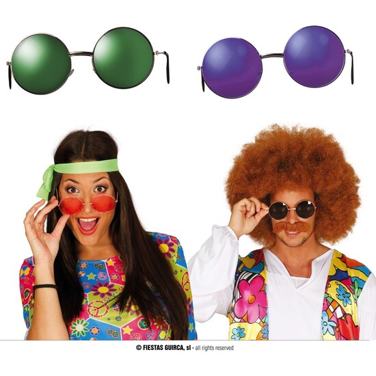 GAFAS HIPPIE GRANDES SURTIDAS image 0