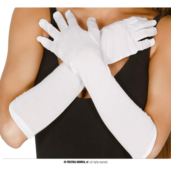 GUANTES BLANCOS 42 CMS. image 0