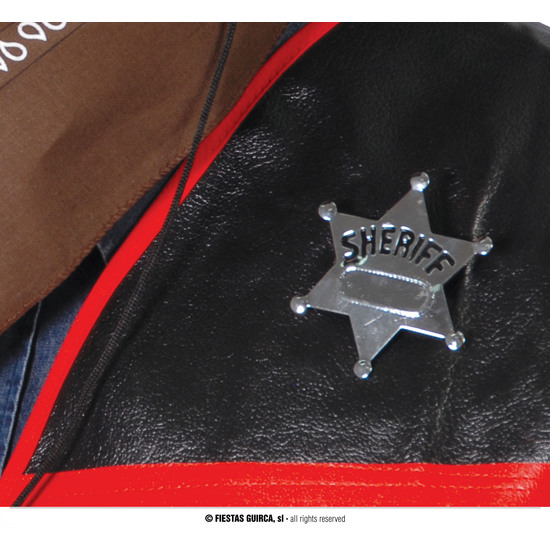 ESTRELLA SHERIFF METALICA 6 CMS. image 0