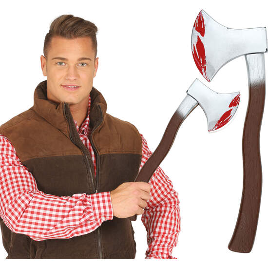 HACHA CON SANGRE 49 CM image 0