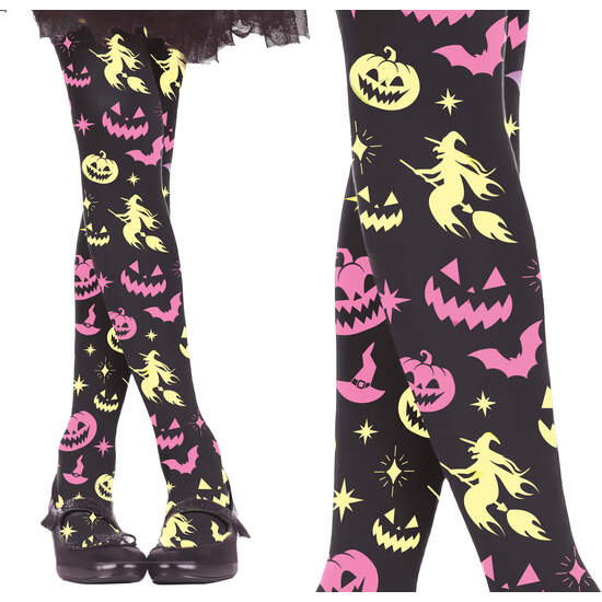 PANTYS HALLOWEEN MULTICOLOR, INFANTIL, 3–6 AÑOS image 0