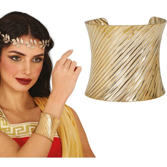 BRAZALETE METALICO ORO, ADULTA image 0