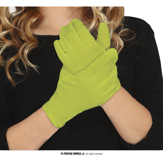 GUANTES VERDE LIMA INFANTILES 17 CMS. image 0