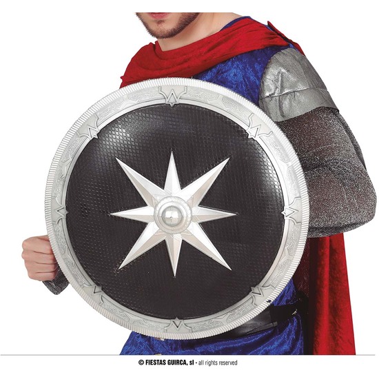 ESCUDO ROMANO NEGRO 45 CMS image 0