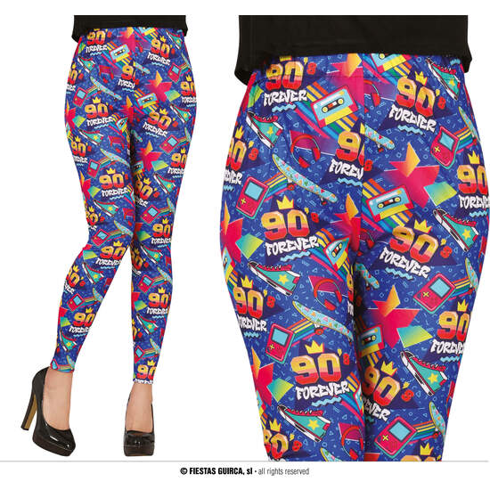 LEGGINS AÑOS 90, ADULTA, 42 – 44 (L) image 0