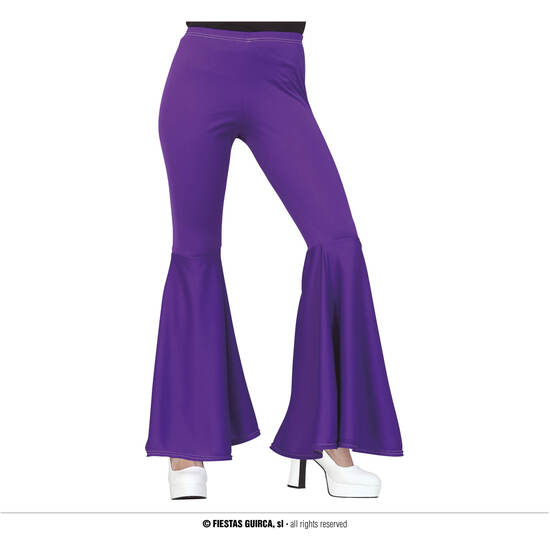 PANTALON CAMPANA ELASTICO LILA, ADULTA, 38 - 40 M image 0