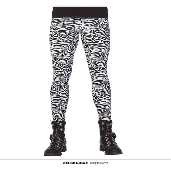 PANTALON ROCK ESTAMPADO CEBRA, ADULTO, 48 - 50 (M) image 0