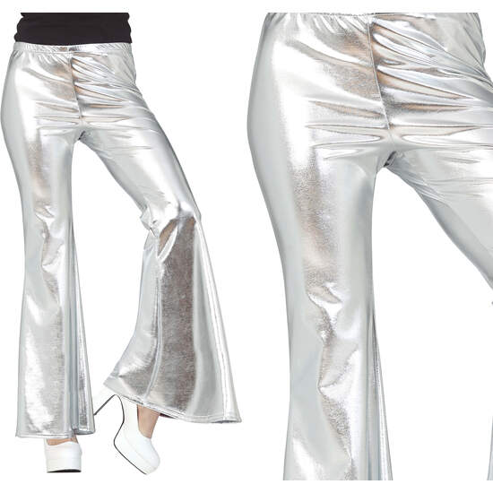 PANTALON CAMPANA PLATA, ADULTA, 38 - 40 (M) image 0