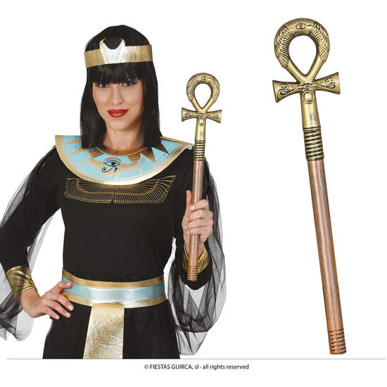 CETRO EGIPCIO CRUZ DE ANKH 50 CMS. image 0
