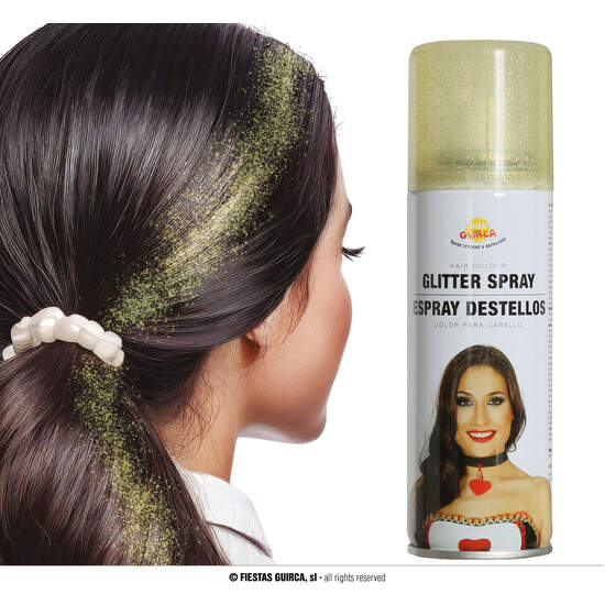ESPRAY GLITTER ORO CABELLO 125 ML image 0