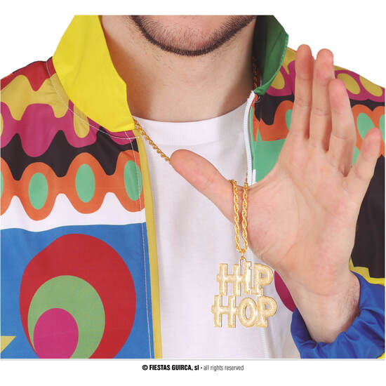 COLLAR "HIP HOP", METALICO, 5X4 CMS image 0