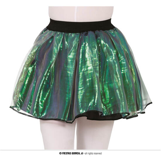TUTU IRIS VERDE, INFANTIL, 30 CMS image 0