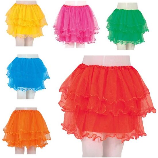 TUTU CON VOLANTES, AZUL, INFANTIL, 30 CMS image 0
