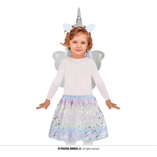SET UNICORNIO, DIADEMA, ALAS Y TUTU, INFANTIL image 0