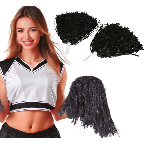 CARTON 2 POM-POM NEGROS 80 GR. image 0