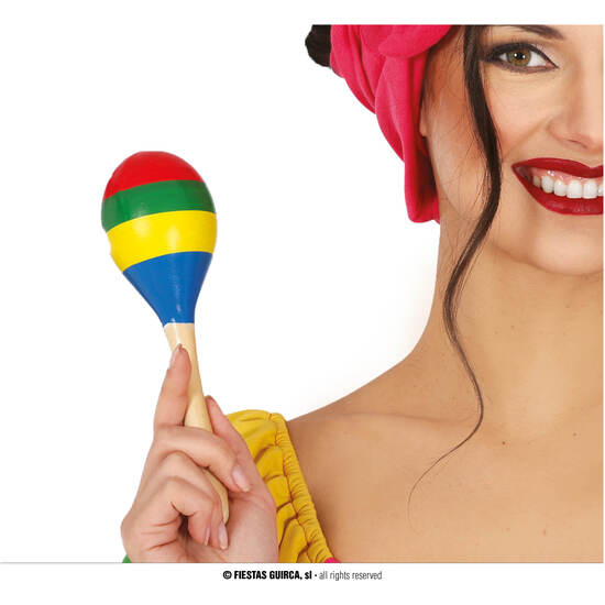 MARACA MULTIC.,20 CMS, MADERA image 0