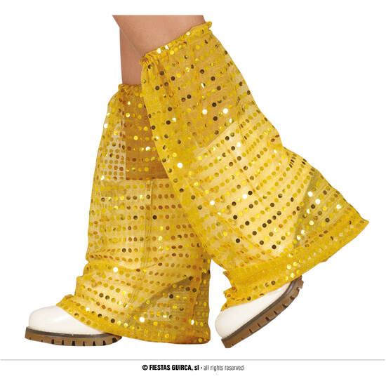 CALENTADORES LENTEJUELAS ORO, 40 CMS image 0