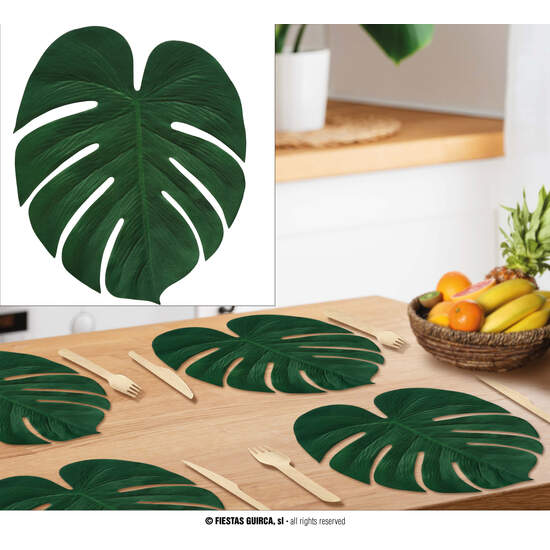 SET 4 HOJAS DE PALMA, 34X30 CMS image 0