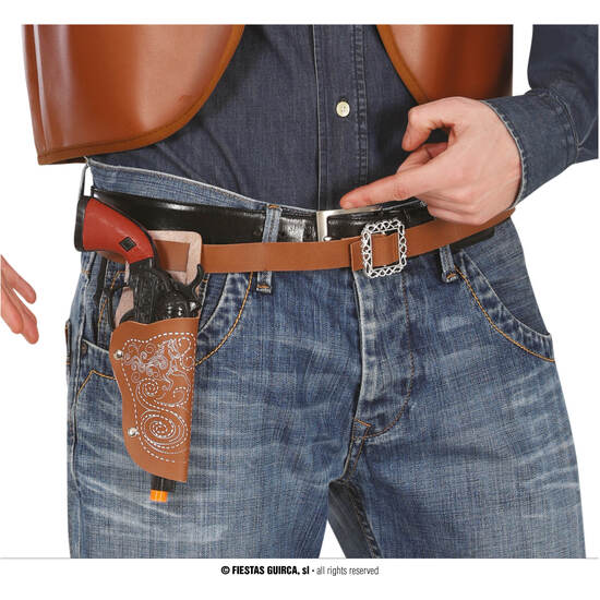 CARTUCHERA CON PISTOLA DE 24 CMS image 0