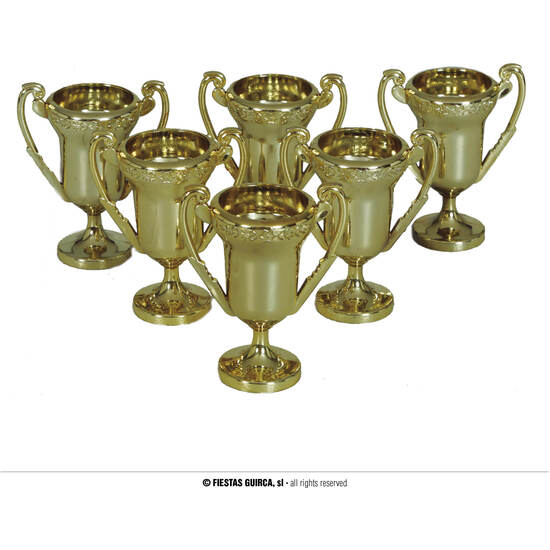BOLSA CON 6 TROFEOS DE 6 CMS image 0