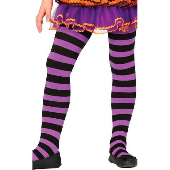 PANTYS LILAS RAYAS 3-6 AÑOS image 0