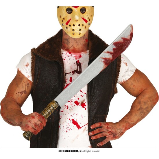 MACHETE CON SANGRE 74 CMS image 0
