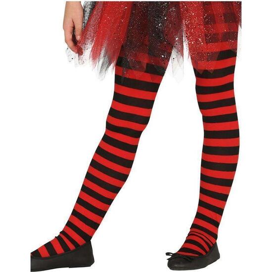 PANTYS ROJOS RAYAS 3-6 AÑOS image 0